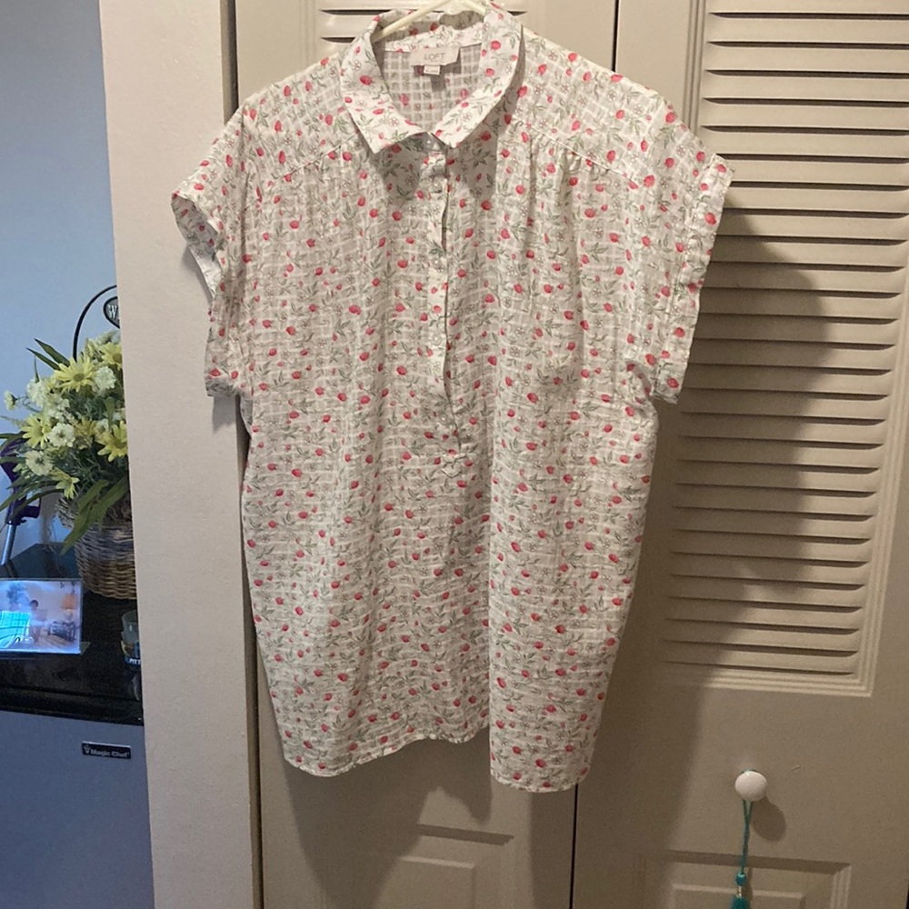 Loft Outlet Collared Blouse.